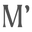 m