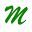 m