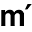 m