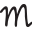 m