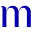 m