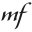 m