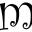 m